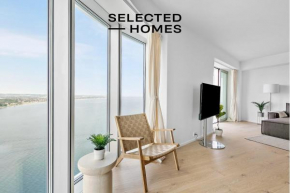 Penthouse suite on 35th floor in Aarhus